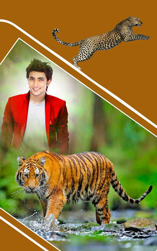 Wild animal photo editor frame screenshot 2