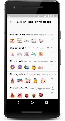 Birthday Stickers For Whatsapp - WAStickerApps screenshot 2