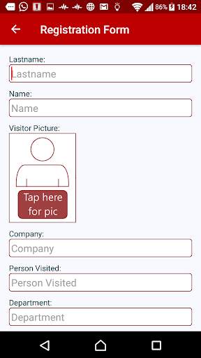 Visitor Log e-Book screenshot 3