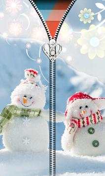 Snowman Zipper UnLock screenshot 2