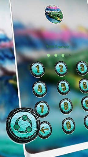 Nature Mountain Drawing Theme screenshot 4