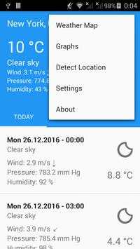 Weather forecast   widget screenshot 3
