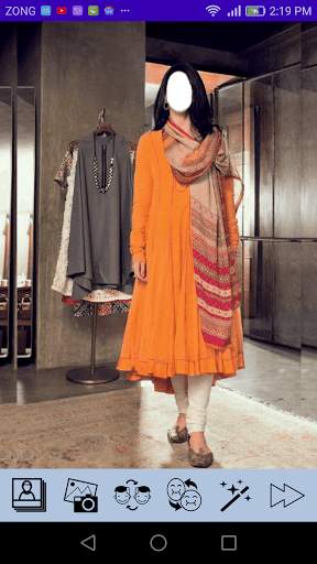 Girls Eastern Frock Photo Edit 5 تصوير الشاشة