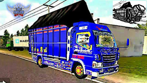 Livery Truck Wahyu Abadi Simulator Indonesia screenshot 1
