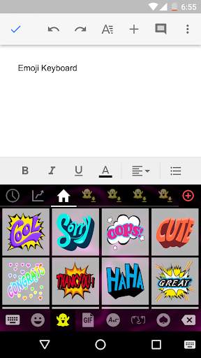 Neon Light Emoji Gif Keyboard Wallpaper screenshot 4