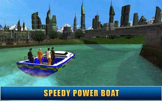 Power Boat Transporter: Police screenshot 9