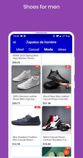 Shoes for men, Online shopping screenshot 2