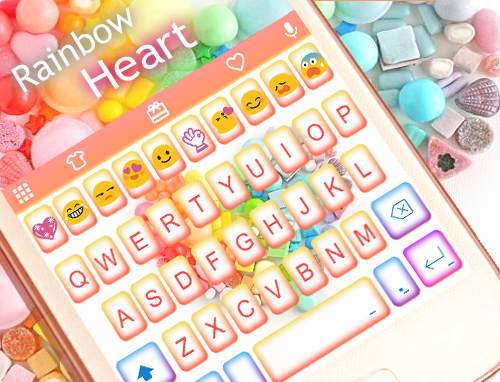 Rainbow Heart Emoji Keyboard screenshot 6