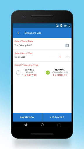 Singapore Visa App screenshot 4