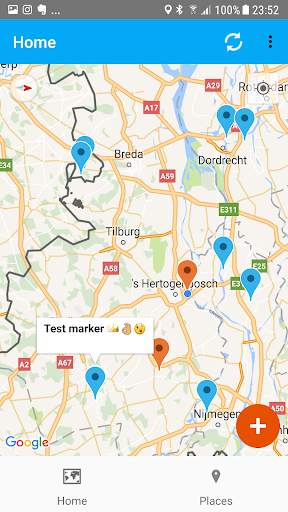PlaceShare - my maps (map marking app) screenshot 1