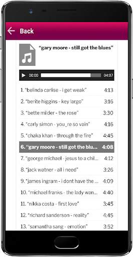 Romantic Love Songs MP3 screenshot 2