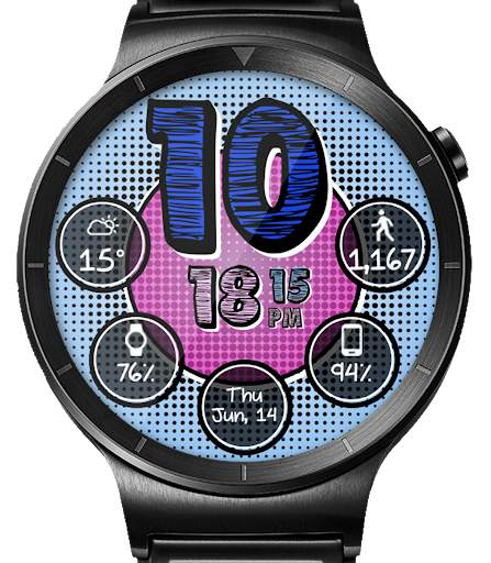 Retro Pop HD Watch Face Widget & Live Wallpaper screenshot 17