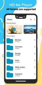 HD MX Player - 4K Video Player 1 تصوير الشاشة