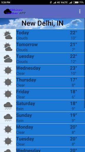 weather app screenshot 2