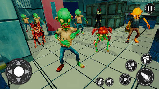 Cartoon Zombie Dead Strike zombie sniper Hunter screenshot 2
