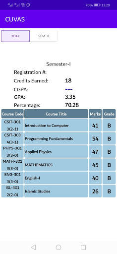 CUVAS Students Portal screenshot 4