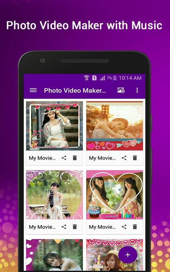 Photo Video Maker with Music screenshot 1