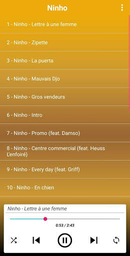 Chansons Ninho 2020 screenshot 1