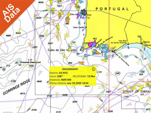 AIS Flytomap GPS cartas náuticas y de pesca screenshot 11
