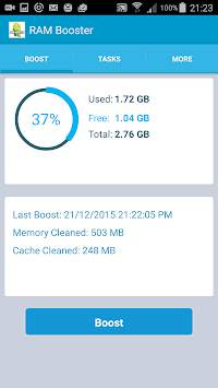Ram Booster 4 تصوير الشاشة