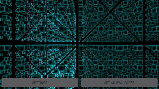 Infinity Parallax Cubes 3D Live Wallpaper screenshot 19