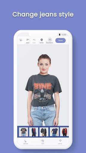 Girls Latest Fashion Jeans Photo Suit screenshot 4