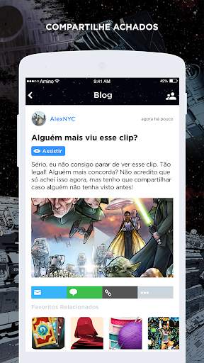 Galáxias Amino para Star Wars Fãs screenshot 5