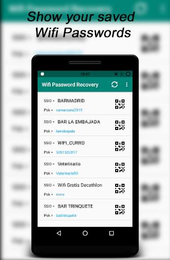Root Wifi Passwords screenshot 1
