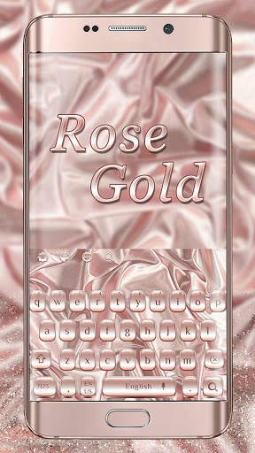 Rose Gold Keyboard screenshot 1