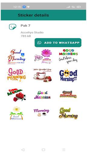 Selamat pagi stickers 💖 selamat malam stickers screenshot 6
