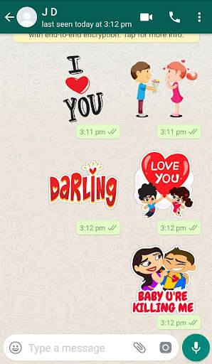 Valentine Day Stickers-WAStick screenshot 5