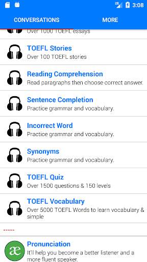 TOEFL Listening screenshot 3