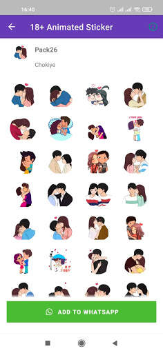 Animated Stickers 18  For WhatsApp screenshot 2