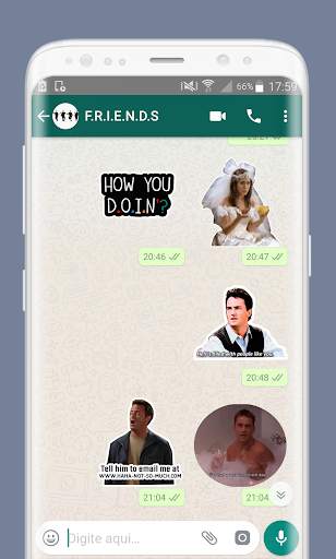 Stickers Friends - WAStickerApps screenshot 4