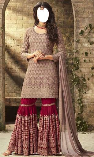 Women Sharara Photo Suit screenshot 8