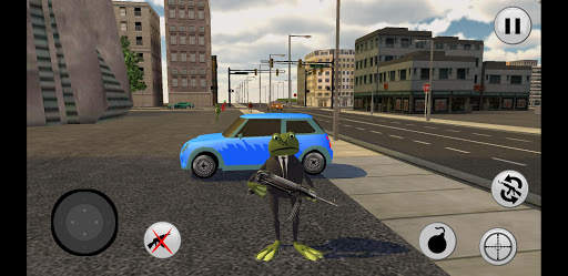 Frog Simulator City Free screenshot 3