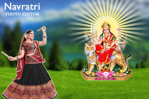Navratri Festival Photo Frame screenshot 1
