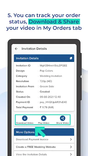 Video Invitation Maker App 8 تصوير الشاشة