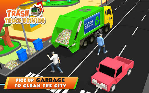 Urban Garbage Truck Driving - Waste Transporter screenshot 14
