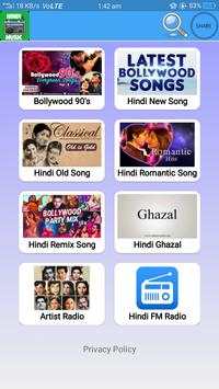Hindi Music Radio, Hindi Song Radio screenshot 1