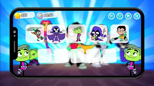 Teen Titans puzzle the cartoon game screenshot 4
