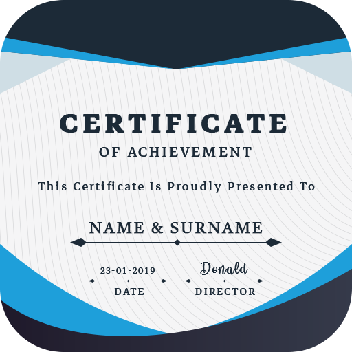 Certificate Maker Design icon
