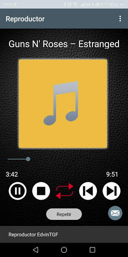 Reproductor (Music Player) 3 تصوير الشاشة