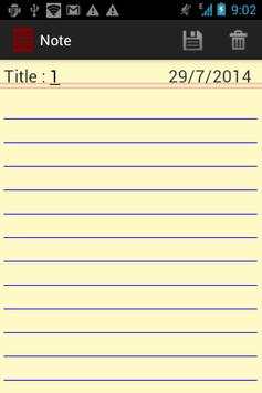 My Notes screenshot 1