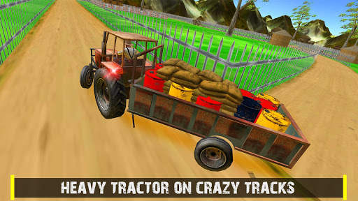 Big truck driving - Farm Tractor Cargo Drive Game screenshot 3