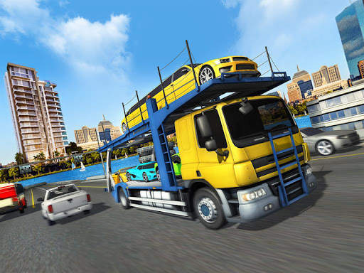 Car Transporter Cargo Truck Driving Game 2020 screenshot 10
