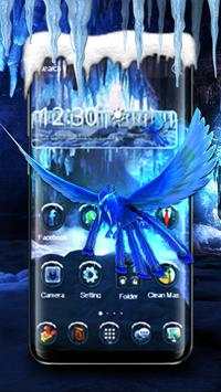 Tema es neon phoenix 3d screenshot 2