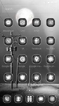 Black & White Launcher Theme screenshot 6