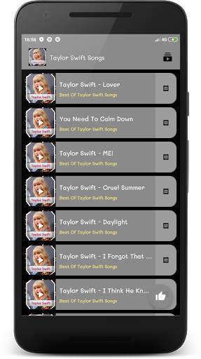 Taylor Swift Song's - Offline Lyrics 2020 screenshot 2