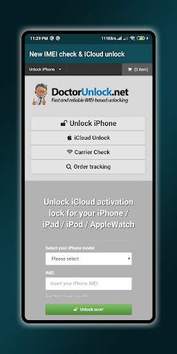 New IMEI check & ICloud unlock screenshot 3